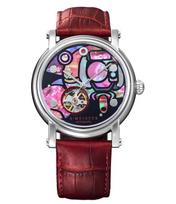 [NEW] GARRACK Ghost in the Shell x S-MEISTER Fuchikoma Watch SMS-KK-42-FK, Automatic, 5 Bar WR, Mineral Glass, Pink Pearl Dial, Unisex, Genuine gray
