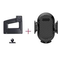 Car Phone Holder For Mitsubishi Pajero 2011 2012 2013 2014-2022 Mobile Phone Mounts Car Wireless Charging Special Fixed Base Base and holder 1 gray