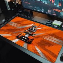 SHELBY Mouse Pad Large Gaming Table Cushion Non-slip Laptop Tablet Big Mousepad XXL Mat Mini PC Playmat With Lock edge_xia 30cmx60cm(11.8x23.6inch) gray