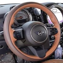 For Mini Cooper s F56 F54 F55 F57 F60  2024 Hand-stitched Steering Wheel Cover Full coverage Steering Wheel Accessories style1