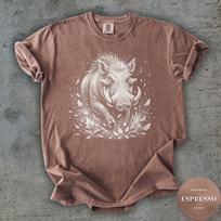 Comfort Colors® Wild Boar Shirt, Vintage Feral Hog Tee, Razorback Graphic Tee, Boar Hunter T-Shirt, Wildlife Lover Gift, Hog Hunting Shirt 2XL