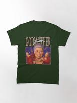 Shrekis Krikštamotė Retro Hip Hop T-shirt Klasikinis T-shirt M miško žalia spalva