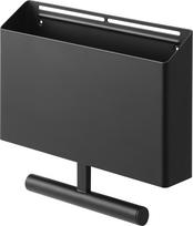 Yamazaki Wall File Box Schoolbag Hanger for Drywall Walls W32 x x Includes Drywall Tweezers and Wood Screws Tower Series Organizes School Supplies juoda