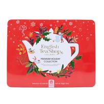 English Tea Shop Organic Tea Selection Premium Holiday Collection, red 36 pcs (6x54g) (5829)