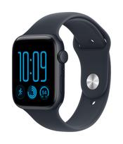 APPLE Watch SE 3 (GPS) 44 mm midnight aluminum case and ink blue sport band, S/M (MJL74QN/A)