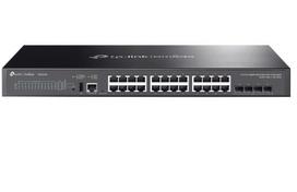 TP-LINK Switch management Omada 24-Port Gb Stackable Lite L3 SG5428X 24× Gigabit RJ45 Ports, 4× 10G SFP+ Slots, RJ45/USB Type C Console Port