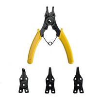 4 IN 1 Multifunctional Snap Ring Pliers Multi Tools Multi Crimp Tool Internal External Ring Remover Retaining Circlip Pliers geltona