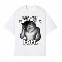 Jei jie kalba už nugaros, bezdėlio vilkas tiesiogine prasme mane juokingi meme emo marškinėliai moteriški drabužiai harajuku retro dideli medvilniniai marškinėliai 6XL gray