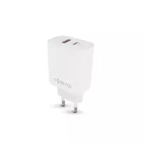 Forever  Forever TC-09-33AC travel charger | 33W | PD, QC, GaN | USB-C, USB-A | white
