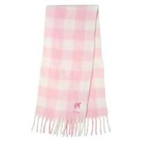 Sanrio My Melody Checkered Volume Scarf 283517 white
