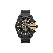 Diesel Mega Chief Series Watch Quartz Movement Stainless Steel Band 51Mm Black Dial Men watches DZ4338 Black Dial black