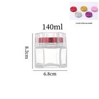 Food-Grade Glass Honey Dispenser Jar white
