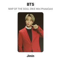 BTS MAP OF THE SOUL ON:E Mini PhotoCard Official Photocard Jimin 07 black