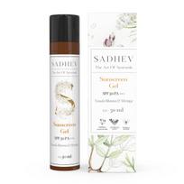 SADHEV Sunscreen Gel SPF 50 PA+++ Gel | Broad Spectrum UVA & UVB Protection | No White Cast | Non-Comedogenic | Reduces Pigmentation & Blemishes | white
