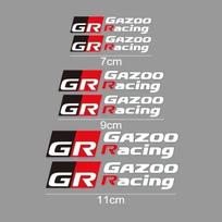 Automobilio stabdžių suportų lipdukai Atsparūs karščiui lipdukai Toyota GR GAZOO Racing logotipui Corolla Pruis RAV4 C-HR AYGO Prius Auris CAMRY XO8