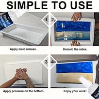 Epoxy Mold Demold Spray Resin And Epoxy Release Agent For Smooth Easy Mold Removal Fits Almost All Molds gray