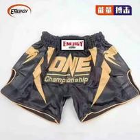 Vyriški Muay Thai šortai Greitai džiūstantys Aukšto juosmens Kovinio treniruočių kelnės Bokso MMA Kickbokso Sporto salės naudojimui M black