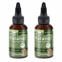 Batana Scalp & Hair Oil with Biotin & Keratin, Deeply Moisturizing & Repairing for All Hair Types, Nourishing Treatment. 75g žalia