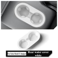 For Tesla Model Y/YL Juniper 2026 Silicone Rear Drink Holder Center Control Water Cup Beverage Storage Rack Interior Accessories gray