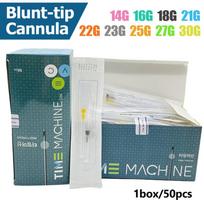 50 vnt./dėžutė Vienkartinės bukos adatos 14G 16g 23G 25G 27G 18G 22G 50mm 70mm Buciškas kūno auskarų vėrimo tatuiruočių adatų kaniulės švirkštas 27G 50mm