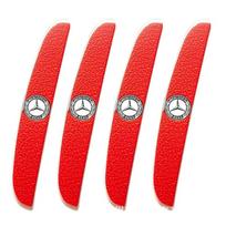 4 vnt. Automobilio durų apsaugos nuo susidūrimo juostelės, galinio vaizdo veidrodėlio apsauga, 3D lipdukai, skirti Mercedes-Benz CLA CES CLS SLK GLK CLK SLS CLG GLE