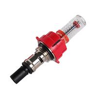 Kolektorius srauto matuoklis, vizualus srauto reguliatorius grindinio šildymo sistemai, optimizuotas šilumos paskirstymo reguliatorius B red