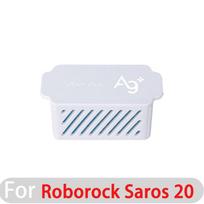 Roborock Saros 20 Robot Vacuum Cleaner Accessories Main Side Brush Mop Cloth Hepa Filter Dust Bag Replacement Spare Parts 1 Silver ion module white