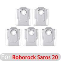 Roborock Saros 20 Robot Vacuum Cleaner Accessories Main Side Brush Mop Cloth Hepa Filter Dust Bag Replacement Spare Parts 5 Dust Bags