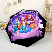 K-pop Kompaktiškas kelioninis automatinis skėtis Kompaktiškas ir patvarus 8 šonkaulių dizainas Patvarus plastikas ir geležis Puikiai tinka lauko nuotykiams Elegantiškas moteriškas skėtis sans