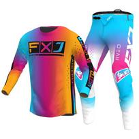 Motocross Jersey & Pant Kits lenktynių kostiumas Racer Gear Set Off-road MX Enduro MOTO Vyriški rinkiniai Moterų kalnų kalnų motociklų kombinacija S-30