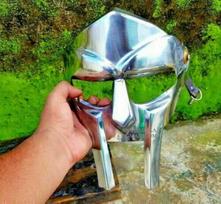 MF Doom Kaukė Gladiatorius Mad-villain Plieninė Veido Šarvai Viduramžių Šalmas M aero