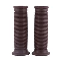 1 pora 22mm 25mm universalių motociklo vairų senovinių rankenų kava black