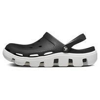 Crocs Duet Beach Sandals Black White 11991-066 37-38 black