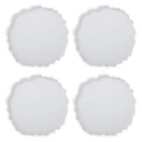 4 Pcs Jewelry Making Epoxy Silicone Mould Geometry Mug Pad Resin Casting Mold 1 gryna