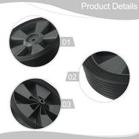 Replacement BBQ Grill Wheels for Charbroil Gas Grills 2 PCS Sturdy and Practical Wheels for Enhanced Performance China Mainland black