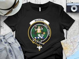 Clan Murray Crest Tartan T-Shirt & Sweatshirt – Tout Prest 4XL black