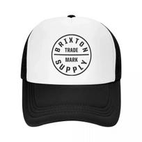 Brixton Oath Baseball Cap Trucker Hats Breathable Sunscreen Novelty Comfortable Trendy One Size white