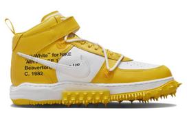 Nike Air Force 1 Mid Sp Off White Varsity Maize DR0500-101 36.5 white