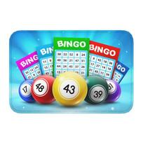 Game Bingo Balls Cards Front Door Mat Anti-Slip Indoor Waterproof Doormat Floor Bath Entrance Rug Carpet 40cmx60cm