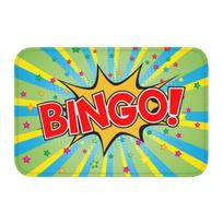 Game Bingo Balls Cards Front Door Mat Anti-Slip Indoor Waterproof Doormat Floor Bath Entrance Rug Carpet 40cmx60cm