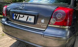 TOYOTA AVENSIS T25 Sedan - CHROME Tailgate Trim