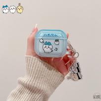 Chiikawa Airpods 4- 2 Pro- 3 Generation Protective Case Usagi Cartoon Bluetooth Earphone Cover For Apple Airpods4 beige