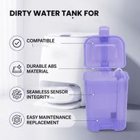 Robot Vacuum Dirty Water Tank Replacement for Narwal Freo X Z Ultra Robot Vacuum Cleaner Sewage Tank Purple white