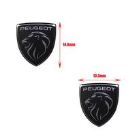 Peugeot Automobilio Nuotolinio Rakto Lipdukai Ženklelis Emblema Automobilio Aksesuarai Peugeot GT Line 208 301 308 408 508 2008 3008 4008 5008 407 607 2Pcs black