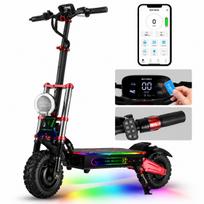 BOYUEDA S5 Electric Scooter, 6000W Dual Motor, 85KM/H Top Speed, 120KM Range, NFC Unlock, Smart APP, 11  Off-Road Tires 60V38AH 6000W