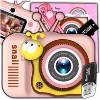 ZeeTech vaikiškas skaitmeninis fotoaparatas 40 Mpx su lietuvišku meniu
