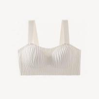 Push Up Liemenėlė Besiūlė Patogios liemenėlės Be vielos liemenėlės Sexy Bralette Moterys Solf Everyday Liemenėlė Miego apatinis trikotažas Seksualus apatinis trikotažas XL balta