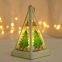 Kalėdinės dekoracijos Vaikai Neša Naktines Lemputes Kūčių Dovanos Vakarienės Stalas Vitrina Aplinkos Pakabukas Christmas tree yellow