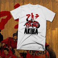 Akira Retro Anime T-Shirt Neo Tokyo Kanji Cyberpunk Explosion Japanese new tee 4XL brown