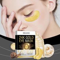 24K Gold Collagen Eye Patches Under Eye Masks for Dark Circle Eye Pad for Eye Bags Eye Gel for Puffy Eyes Hydrating Anti-Wrinkles Moisturizing-16pcs 1pc